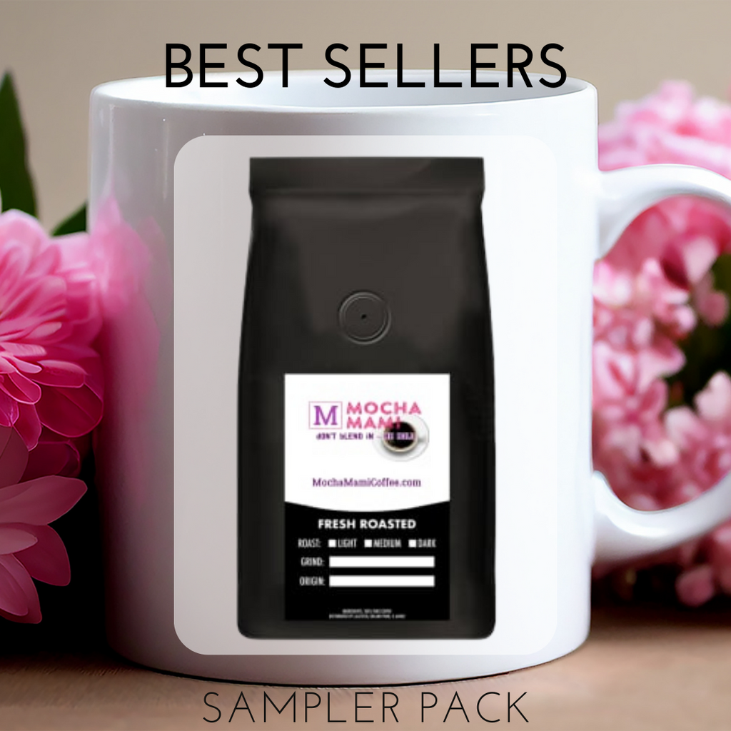 Best Sellers Sample Pack: 6Bean, Cowboy, Breakfast, Peru, Mexico, Bali